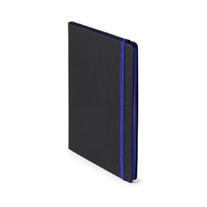 Notitieboekje met blauw elastiek A5 formaat - Notitieboek