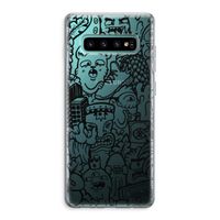 Vexx Black Mixtape: Samsung Galaxy S10 Plus Transparant Hoesje