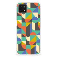 OPPO A53 5G | A73 5G Doorzichtige Silicone Hoesje Funky Retro - thumbnail