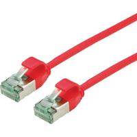 roline recycled material RJ45 (cross) Netwerkkabel Aansluitkabel CAT 6A U/FTP 0.5 m Rood