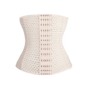 Waist trainer 6 haaks - beige