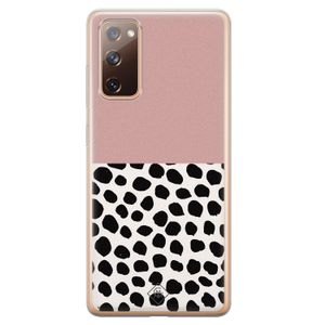 Samsung Galaxy S20 FE siliconen hoesje - Pink dots