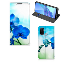 OPPO A53 | A53s Smart Cover Orchidee Blauw - Cadeau voor je Moeder