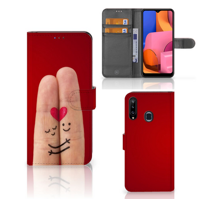 Samsung Galaxy A20s Wallet Case met Pasjes Liefde - Origineel Romantisch Cadeau Samsung Galaxy A20s Wallet Case met Pasjes Liefde - Origineel Romantisch Cadeau