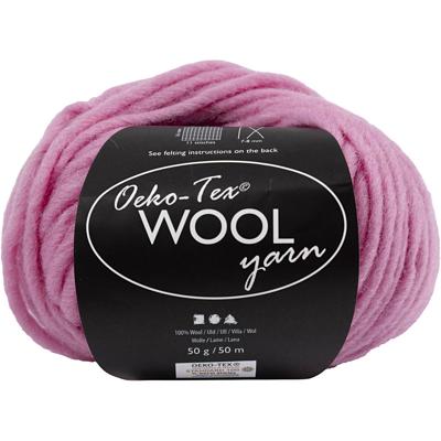 Creativ Company Wolgaren, l: 50 m, lichtroze, 50 gr/ 1 bol