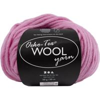 Creativ Company Wolgaren, l: 50 m, lichtroze, 50 gr/ 1 bol