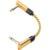 RockBoard Tweed Series Flat Patch Cable Vintage 10 cm