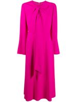 Valentino Garavani robe longue à détail noué - Rose