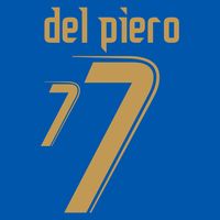Del Piero 7 (Retro Bedrukking 2006)