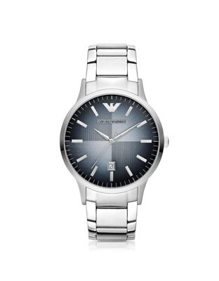 Emporio Armani klassieke blauwe Herenhorloge43 mm AR2472
