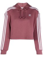 adidas hoodie crop à lien de resserrage - Rouge - thumbnail