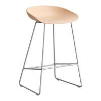 HAY About a Stool AAS38 Barkruk - H 65 cm - Steel - Pale Peach - thumbnail