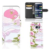 Samsung Galaxy S7 | Telefoonhoesje | Met pasjeshouder | Bird Standing