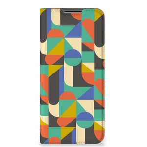 OPPO A54 5G | A74 5G | A93 5G Hoesje met Magneet Funky Retro