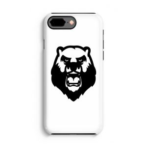 Angry Bear (white): iPhone 8 Plus Tough Case