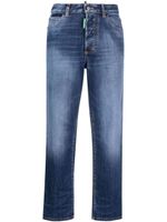 DSQUARED2 jean One Life à coupe crop - Bleu