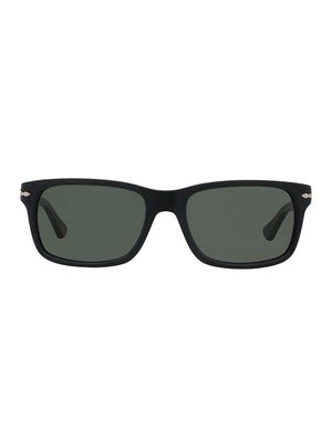 Persol lunettes de soleil PO3271S à monture carrée - Noir