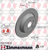 Remschijf Coat Z 250137820