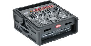 SKB 1SKB-R102 audioapparatuurtas DJ-mixer Hard case Polyethyleen, Rubber, Staal Zwart