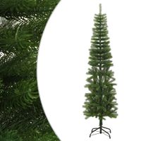 Kunstkerstboom met standaard smal 210 cm PE - thumbnail