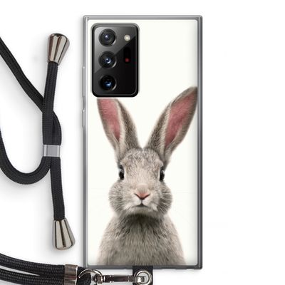 Daisy: Samsung Galaxy Note 20 Ultra / Note 20 Ultra 5G Transparant Hoesje met koord