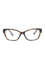 Versace Eyewear lunettes de vue à monture papillon - Marron - thumbnail