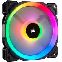 Corsair LL120 RGB LED PWM fan - Single Pack case fan 1 stuk, 4-pins PWM fan-connector - thumbnail