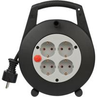 Kabelhaspel brennenstuhl 4vdig 5m zwart/grijs | 5 stuks