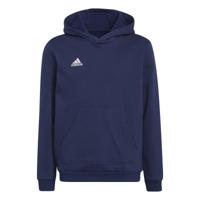 adidas Entrada 22 Sweat Hoodie Kids Donkerblauw Wit - thumbnail