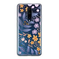 Flowers with blue leaves: OnePlus 7 Pro Transparant Hoesje