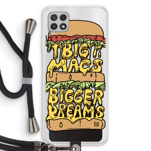 Big Macs Bigger Dreams: Samsung Galaxy A22 4G Transparant Hoesje met koord