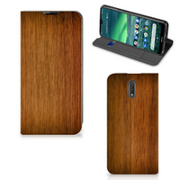 Nokia 2.3 Book Wallet Case Donker Hout