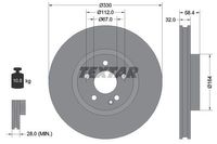 Textar Remschijf 92279403 - thumbnail