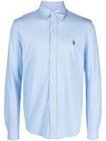 Polo Ralph Lauren Polo Pony-embroidered piqué shirt - Bleu