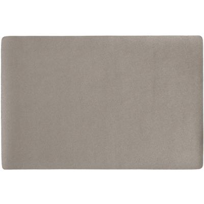 Zeller placemats lederlook - 45 x 30 cm - taupe - vegan leer - tafel onderleggers