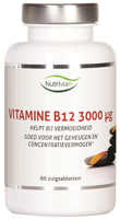 Nutrivian Vit B12 3000mcg Tabletten