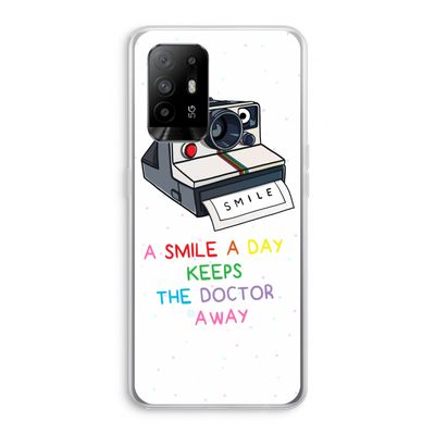 Smile: Oppo A94 5G Transparant Hoesje