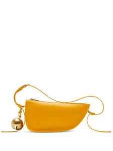 Burberry mini sac porté épaule Shield en cuir - Jaune