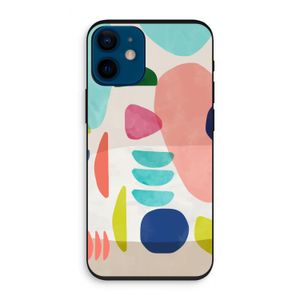 Bold Rounded Shapes: iPhone 12 mini Biologisch afbreekbaar hoesje