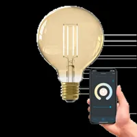 Smart LED Filament Lamp - E27 - G95 - Goud