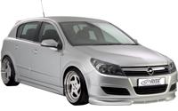 Voorspoiler Opel Astra H 5 deurs/Wagon -2007 excl. GTC (ABS) RDVOP02