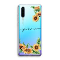 Zonnebloemen: Huawei P30 Transparant Hoesje
