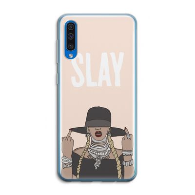Slay All Day: Samsung Galaxy A50 Transparant Hoesje