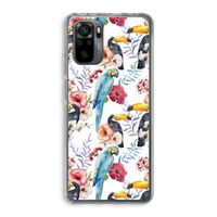 Bloemen tukan: Xiaomi Redmi Note 10 Pro Transparant Hoesje