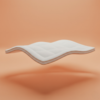 Topmatras - Fleece - 90x200cm Met Kern - Van Zydante - Comfort: - Dekbed-Discounter.nl