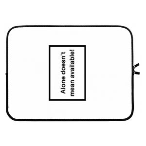 Alone: Laptop sleeve 15 inch