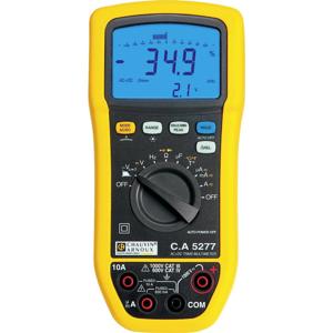 Chauvin Arnoux C.A 5277 Multimeter Digitaal Spatdicht (IP54) CAT III 1000 V, CAT IV 600 V Weergave (counts): 6000