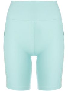 Marchesa short de cyclisme à taille haute - Bleu