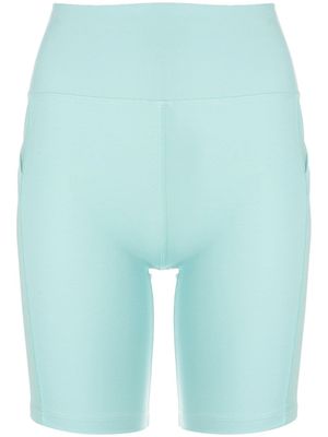 Marchesa short de cyclisme à taille haute - Bleu