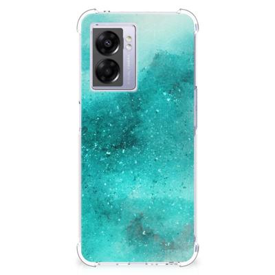 Back Cover OPPO A77 5G | A57 5G Painting Blue Back Cover OPPO A77 5G | A57 5G Painting Blue